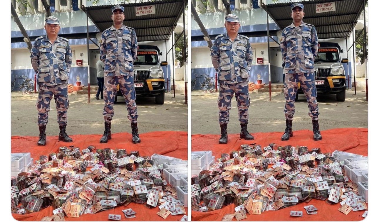 बीरगञ्जमा ६ लाखभन्दा बढीका अवैध औषधि बरामद
