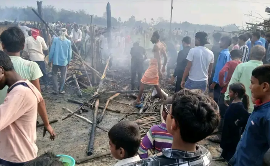 कलैयामा आगलागी, डेढ लाखभन्दा बढी क्षति